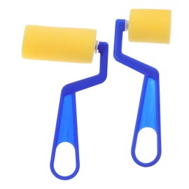 2piezas Rodillos De Esponja para Pintar Brochas Esponja Rodillo para Herramientas De Arte