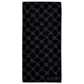 Joop! 1611 Cornflower Hand Towels, Silver - 76, Black , 50x100 cm