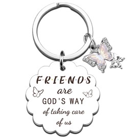 Hafviyra Gifts for Best Friend Women Friendship Keychain Gifts for Friends Female Birthday Graduation Special Bff Bestie Leaving Going Away Goodbye Farewell Gift Funny Bestfriend Gift Ideas