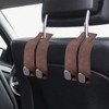 Pack of 2 Car Seat Double Hooks Back Hooks and