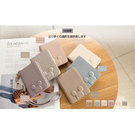 TNScart Card Case, Coin Purse, ID Card Holder, C-Coral Pink