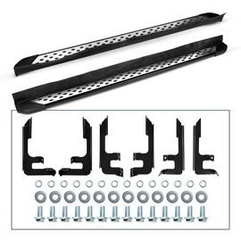 KAX Running Boards Fit for 2016 2017 2018 2019 2020 2021 2022 Pilot Crew Cab, Nerf Bar Side Steps Side Bars, 2PCS