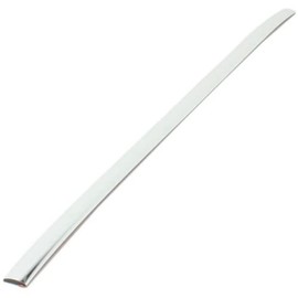 for Mercury Grand Marquis Bumper Trim 2006 07 08 09 10 2011 Driver OR Passenger Side | Single Piece | Front | Molding | Silver | PVC+Steel | FO1046102 | 6W3Z17C829A