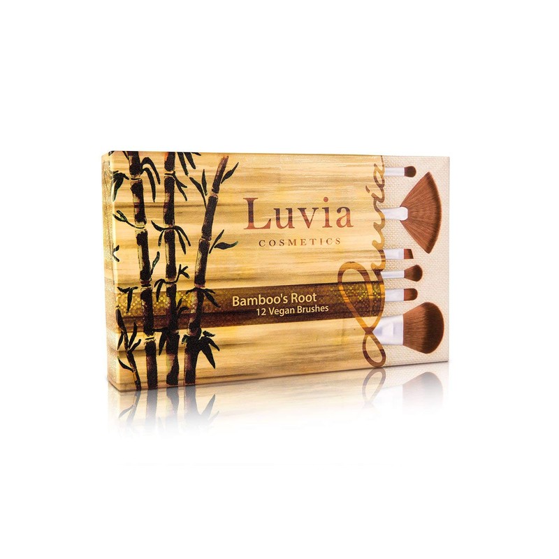 Luvia Cosmetics Vegan Cosmetic Brush, 12 Make-Up Brushes in Brush