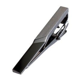 Tabarat Tps-055 Men's Tie Clip, Made in Japan, Brass, Geometric, Alligator Style, No Gemstone