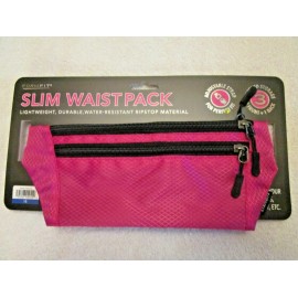 FormFit Waist Pack - separate 3 pockets - Fanny pack - Pink or Black-Lightwei - Pink