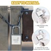 PATIKIL Keyed Padlock 58mm (2-1/4"), 2 Pcs Keyed Different Locks