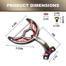 4 42' Replacement Ceiling Fan Blades Arms And 20 screws. (Golden)