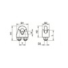 6mm Wire Rope Grip clamp - T316 (A4) Marine Grade