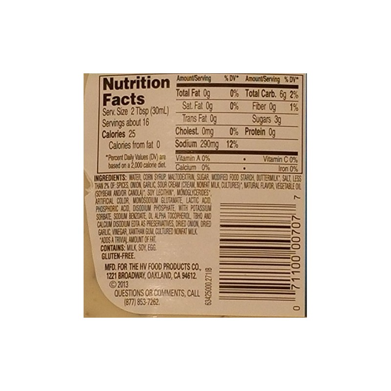 Hidden Valley Original Ranch Fat Free Dressing, 16 Oz (Pack