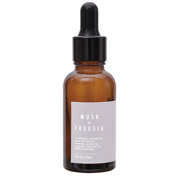 More room MRM-12-1 Aroma Oil with Tic, 0.9 fl oz (28 ml), Musk & Freesia Scent, Pink