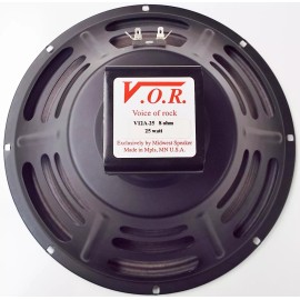 VOR 12" Alnico 25 watt Guitar Speaker - 16 ohm - NEW STOCK - Jensen P12R Upgrade