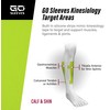 GO SLEEVES Kinesiology Calf Compression Sleeve Men, Targeted Support for