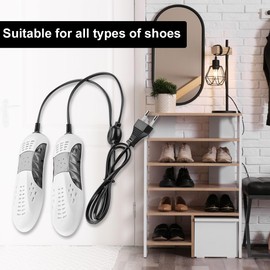 Electric Shoe Dryer, Shoe Dryer, Electric Shoe Warmer, Boot Dryer, Shoe Warmer, Boot Dryer for Ski Boots, Socks, Shoes, Gloves (White)