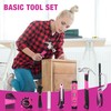 ValueMax Home Tool Kit with Cordless Lithium-ion Drill, 237-Piece Pink