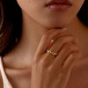 Sterling Silver 925 Infinity Ring for Women, Open Anxiety Ring