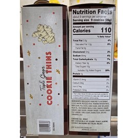 Trader Joe Triple Ginger Cookies Thins 9oz 255g (Two Boxes)