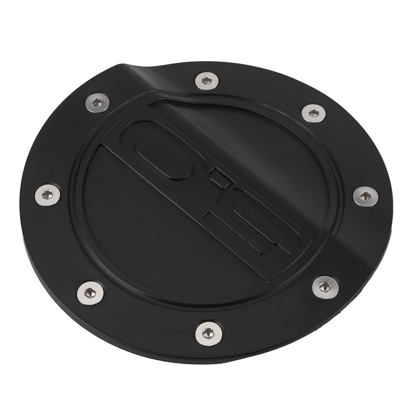 Fuel Door Cover Gas Tank Cap Lid Black Fit for