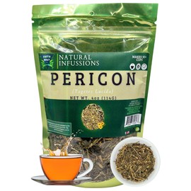 Pericon (Yerbanis) Herbal Tea 4 oz (114gr), Resealable Bag 100% All Natural Fresh Tea