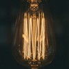 Kellarosses ST64 Incandescent Edison Bulbs 60W 6-Pack, 2200K Warm Amber
