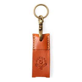 HUKURO No Touch SECOM Key Case Leather Tochigi Leather Orange