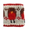 Pachamama Women Wool Ear Warmer Headband Fleece Lined Handknitted Robin