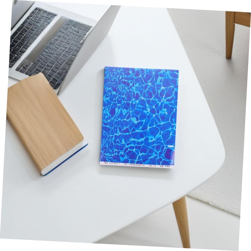 ULTECHNOVO 6pcs Water Ripple Paper Sticker Realistic Artificial Stream Material