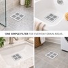 Disposable Shower Drain Hair Catcher Mesh – Fine Mesh Drain