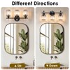 Modern 3 Light Crystal Vanity Light,Black Vertical Bathroom Light Fixture