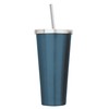 HIC Kitchen Reusable Tumbler Drinking Straws, 18/8 Stainless Steel, Set