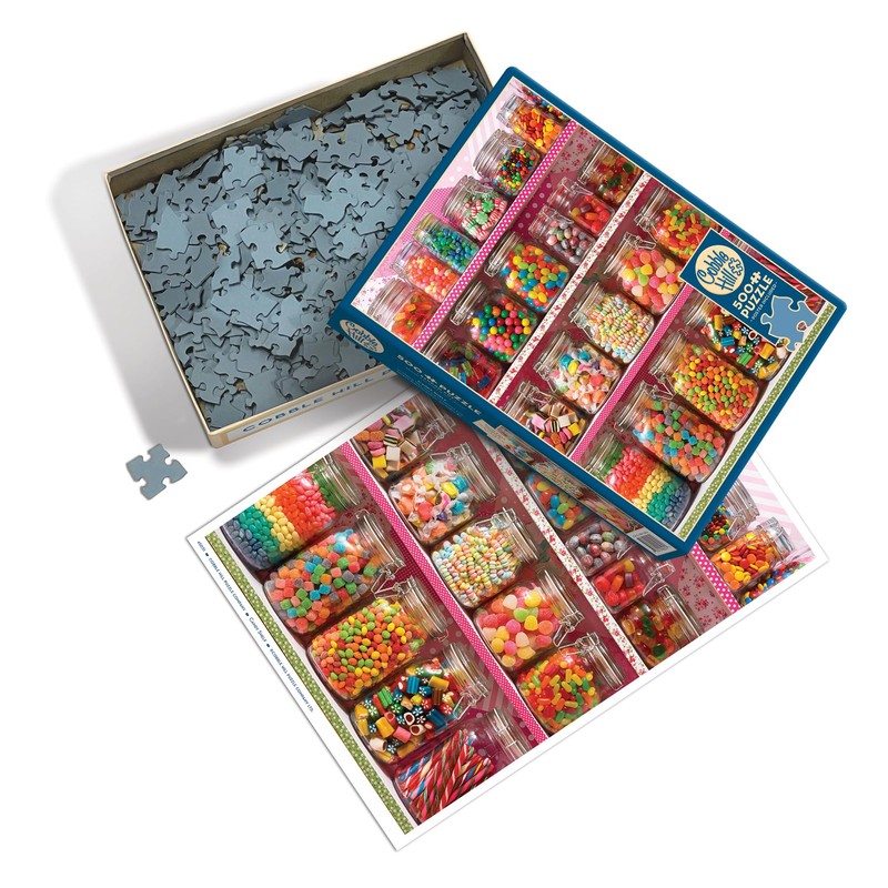 Cobble Hill 500 Piece Puzzle - Candy Shelf - Sample