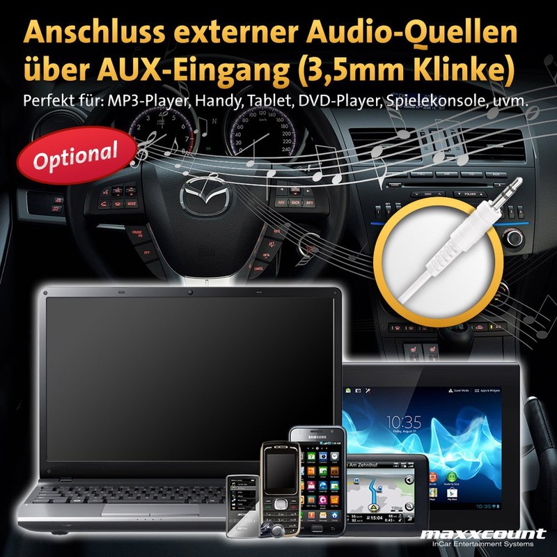 GROM Adapter for Select* Mitsubishi Cars USB Android® iPhone®; Bluetooth®