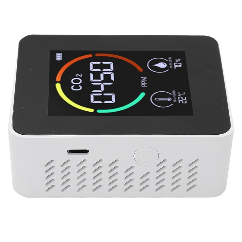 CO2 Detector Carbon Dioxide Gas Concentration Meter Temperature Humidity Measuring