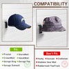 SINCHEEWAY Slatwall Hat Holder, Metal Wire Hat Display Rack for