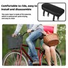 Children's Rear Bicycle Seat with Thick Padding, Comfortable Pannier Rack