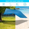 ASFANES Beach Canopy Sun Shelter | UPF50+ Windproof Waterproof Shade