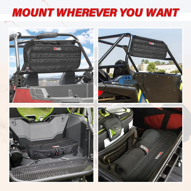 Hutexico 20" UTV Drive Belt Storage Bag, Large Capacity Roll