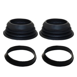 Enwye 2 Pcs Toilet Seal Toilet Rubber Seal for Internal Low-Level Flush Pipe 48-50mm, WC Repalcement and Repair Part