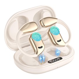 AI Translation Earbuds Real Time, Wireless Earbuds,3-in-1 Language Translator Earbuds, Two-Way Open Ear Headphones, HD Sound,Noise Canceling Ear Buds Wireless Bluetooth Earbuds for Travel, Business