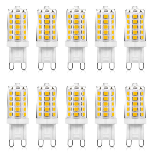 Joutameili 10 Pack G9 LED Bulb Warm White 3000K 4W