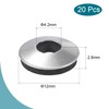 sourcing map Bonded Sealing Washers 12x4.2x2.8mm Stainless Steel EPDM Rubber