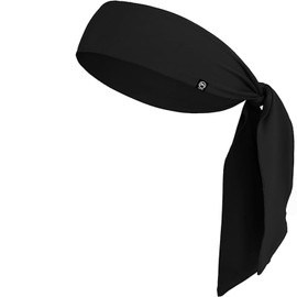 Dri-Fit Sweat Wicking Tie Headband Unisex - Bandana Headband - Sports, Running, Football, Workout Sweat Headband for Men - Pirate Bandana,