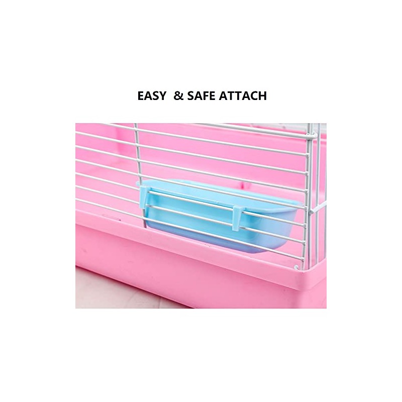 Small Animal Feeder Bowl Basic Dish Covenient Hanging Cups -