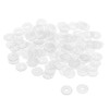 uxcell Nylon Flat Washers M3 13mm OD 3mm ID 0.9mm Thickness Sealing Gasket for Faucet Pipe Water Hose, Clear, Pack of 100