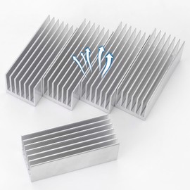 Aluminum Heatsink 50x20x19.2 mm Heat Sinks for Electronics CPU Cooler Aluminum Disipador CPU LED Chip 10 PCS