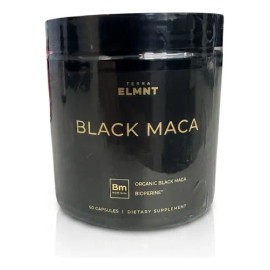 Maca Negra Orgánica Peruana 60 Cápsulas Suplemento Energia