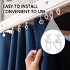 Curtain Hooks for Rails 11 mm with Safety Clasp, Plastic
