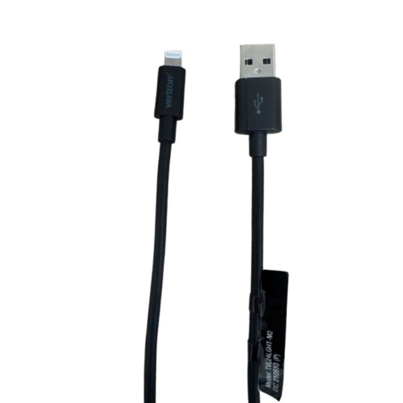 Verizon 24-Watt USB-A Wall Adapter with 6-Foot USB-A To Apple