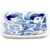 Fujio Akatsuka 904504 Bakabon Family Petite Square Small Plate, 2.2