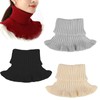 0XBIT Turtleneck Women's Scarf, Pack of 4 Collar Insert, Turtleneck
